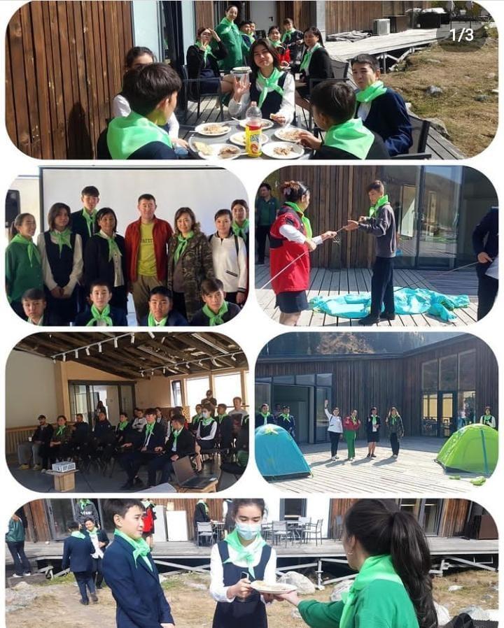 "ЭКО Әлем "мектеп "Ақсай орманшаруашылығының" оқушыларымен кездесу өткізілді