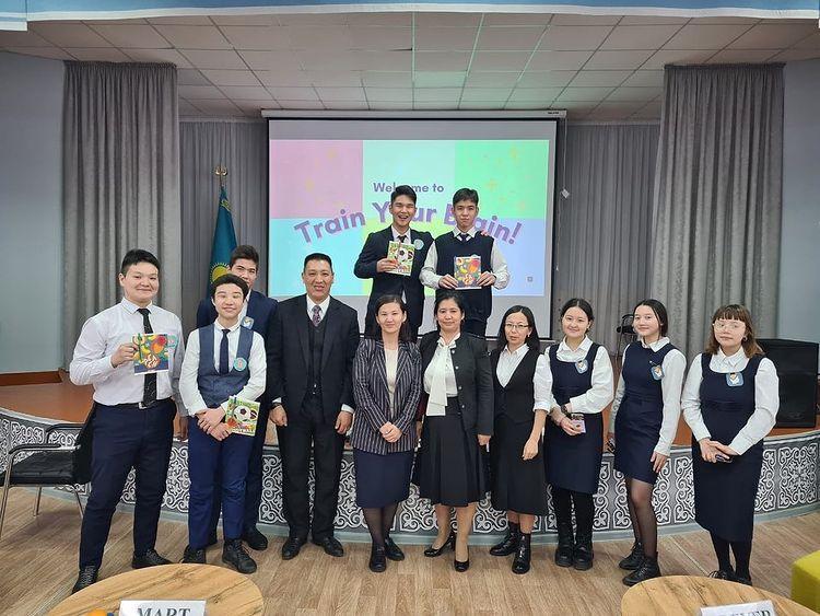 10 сыныптар арасында "Train Your Brain" атты интеллектуалдық сайысы өтті.