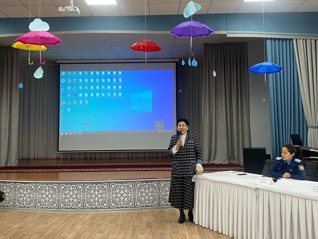 “Жасөспірімдер арасындағы нашақорлықпен күресу және алдын алу шаралары” тақырыбында дәріс өткізілді.